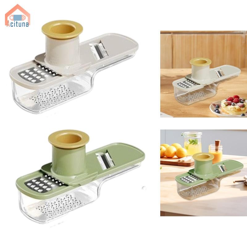 Máy xay tỏi gừng 3 trong 1, Dụng cụ nhà bếp Tiện ích Máy ép tỏi bằng thép không gỉ Máy nghiền thái cầm tay để nướng trái cây Wasabi