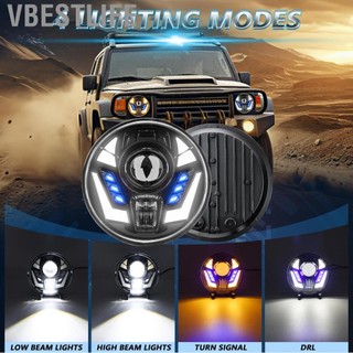 VBESTLIFE Bohemia-VN Đèn pha đèn pha LED 7 inch Đèn pha không thấm nước với sự thay thế tín hiệu rẽ DRL chùm thấp cho Jeep Chevy Ford Land Rover Hummer Mazda 1 PCS