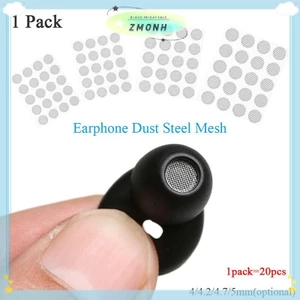ZMONH 20 Chiếc Tai Nghe Chống Bụi Mạng Lưới Thép 4mm 4.2mm 4.7mm 5mm Phụ Kiện DIY