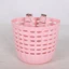 Giỏ Xe Đạp Trẻ Em ICUCKO, Dây Đeo Có Thể Điều Chỉnh Retro Giỏ Đi Trước, Nhựa Bền 7 Kiểu Tay Cầm Phía Trước Cho Trẻ Em Bé Gái Đi Xe Đạp Ngoài Trời Tập Đi