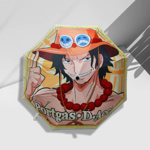 ONE PIECE Anime Ngoại Vi Roronoa Zoro Portgas D Ace Tự Động Sử Dụng Kép Ins Sinh Viên Gấp Kem Chống Nắng Ô