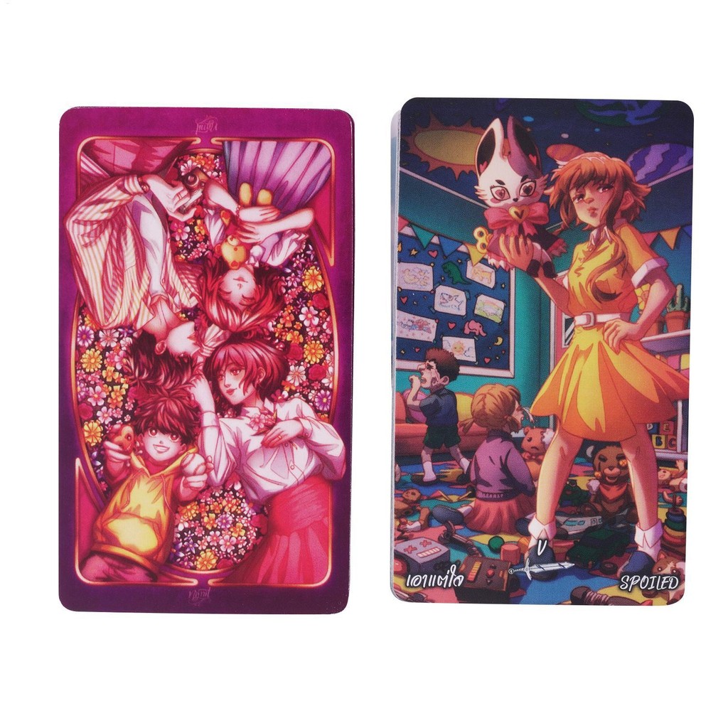 Lucky In Love Tarot Deck Lãng Mạn Tình Yêu Tình Yêu Thẻ Tarot Ngôi Sao Cổ Điển Vận May Kể Đồ Chơi saixit2vn