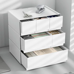 Hộp Ngăn Kéo Nhiều Tầng | Tủ Mini Đựng Đồ Bàn Học, Văn Phòng & Phòng Ngủ