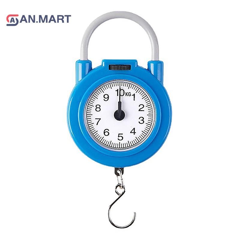 Bigdealssuper 10kg Cân cơ khí di động Hành lý cá Cân nhà bếp Kỹ thuật số có độ chính xác cao Cân lò xo siêu