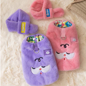 【Ready Stock】 New Dog Clothes Autumn and Winter Thickened Warm Western Highland Christmas Two-Legged Cat Small and Medium-Sized Dogs Pet Clothes nSdv