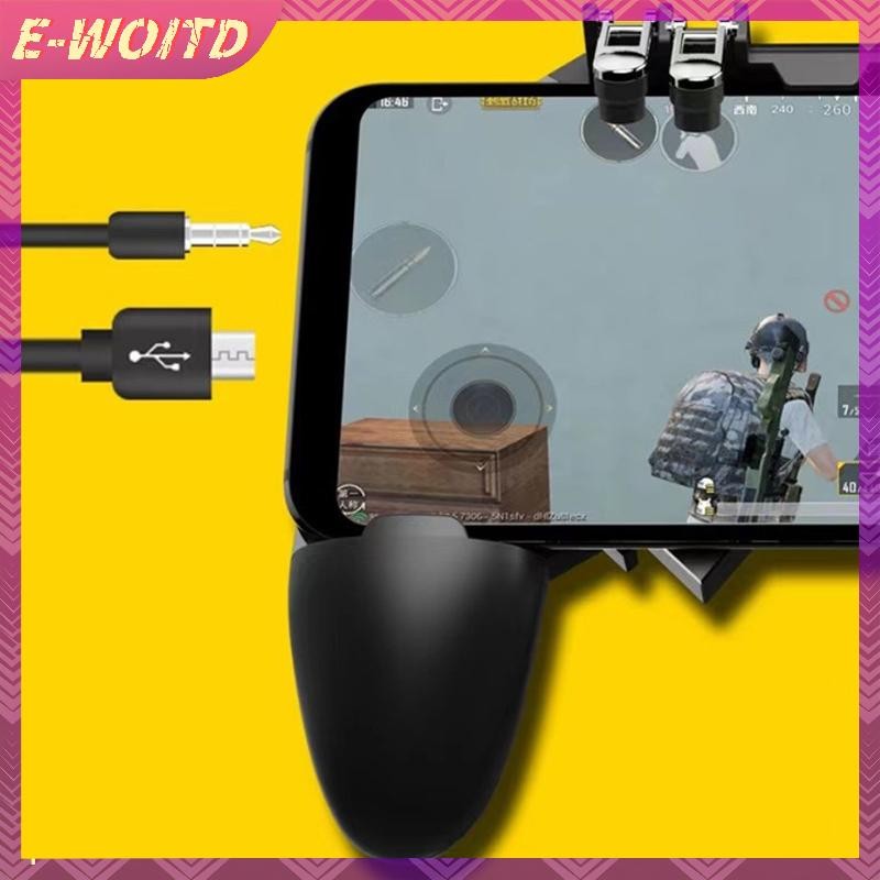 E-WOITD PUBG Bộ Điều Khiển AK66 Tay Cầm Chơi Game Sáu Ngón Tay Kích Hoạt Pubg Kim Loại Kích Hoạt Cần Điều Khiển Pubg Cho IOS Android Điện Thoại Di Động Game Pad E-WOITD