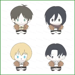 SY Tấn Công Titan Sang Trọng Búp Bê Quà Tặng Cho Bé Gái Túi Mặt Dây Chuyền Eren Levi Mikasa Armin Đồ Chơi Nhồi Bông Cho Trẻ Em Móc Khóa