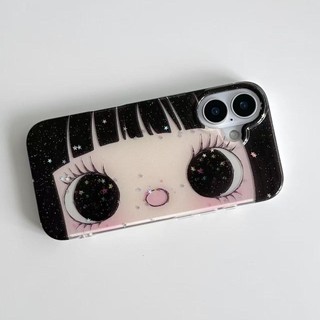 Ốp Điện Thoại Thích Hợp Cho iPhone Hoạt Hình Anime Mắt To Mát Thích Hợp Cho iPhone13iPhone15promax Ốp Điện Thoại 16 Phong Cách Mới 14 Chống Sốc 12 Vỏ Bảo Vệ 0ZNR