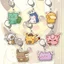 HT3 Pokemon Pikachu Acrylic Móc Khóa Psyduck Gengar Mặt Dây Chuyền Hoạt Hình Túi Phụ Kiện Anime Ngoại Vi TH3