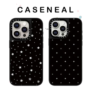 CASENEAL Đen Bầu Trời Đầy Sao Gương Chất Lượng Cao Ốp Lưng Điện Thoại Thích Hợp Cho iPhone 17ProMax 17pro 17 air 16promax 16 15promax 15 14promax 13 13promax Ốp Lưng Cứng Chống Rơi Thời Trang