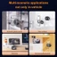 Đế điện thoại từ tính hút chân không hai mặt giữ điện thoại rảnh tay cho ô tô/gyms/ gương/bề mặt nhẵn.
