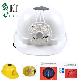 Mũ bảo hiểm an toàn tích hợp năng lượng mặt trời với quạt làm mát và hệ thống thông gió
