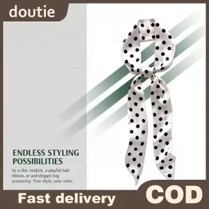 Doutie N Polka Dot Ruy Băng Khăn Cho Nữ 190x45cm Túi Thời Trang Dài Tay Cầm Dây Buộc Hoàn Hảo Cho Đám Cưới Thường Ngày hoặc Công Sở VN