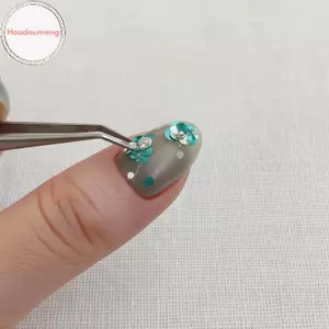 Hodou Hoa và Tròn 12 Lưới Móng Tay Lấp Lánh Cho DIY Nhiều Màu Sắc Làm Móng Tay Thiết Kế VN