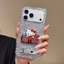Thích hợp cho Apple 17PM Vỏ điện thoại DIY Luxury Full Diamond 16pm Vỏ bảo vệ Kim cương cao cấp 17pro Mèo con ba chiều
