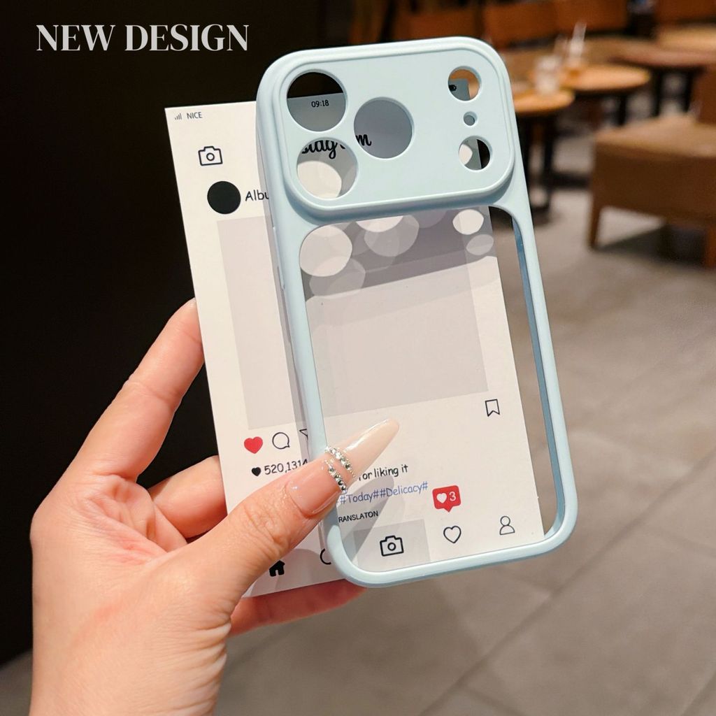Thích hợp cho Apple 17pro Vỏ điện thoại màu kẹo iphone15 / 16 giây Vỏ bảo vệ Acrylic cửa sổ lớn hơn