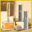 Chai Nước Hoa GUSTAVA 5ml, Chai Xịt Rỗng Đổ Lại, Di Động Đáy Làm Đầy Da PU Họa Tiết Vải Lanchee Hộp Đựng Mỹ Phẩm Người Phụ Nữ
