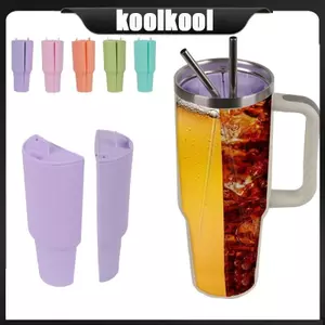 Kool 2 Chiếc Cốc Silicon Chia Đồ Uống Tách Lớp Lót Hai Hương Vị Cho Cốc Nước
