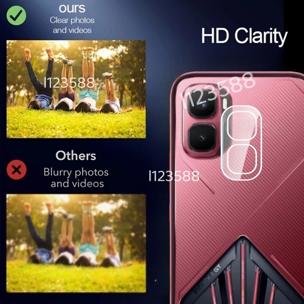 Phim bảo vệ ống kính máy ảnh 3D cho Infinix GT 50 Pro GT50Pro 5G 2026 GT50 Pro Phim ống kính Kính cường lực trong suốt Bảo vệ màn hình