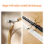 Nẹp Dây Điện Nhựa PVC Dày Dặn Bán Nguyệt, Ghen Bán Nguyệt Dán Sàn Chống Vấp Ngã Bảo Vệ Dây Cáp Điện Cao Cấp-TOOLIX