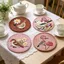 Đề xuất Phong Cách Trung Quốc Placemats Giá Trị Cao Có Thể Giặt Được Chịu Nhiệt Độ Cao Đĩa Ăn Thảm Tròn Cốc Cà Phê Nước Đế Lót Ly Chống-