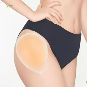 PNPIA- 1 Cặp Mông Tăng Cường Thoải Mái Có Thể Tháo Rời Đẩy Lên Mông Đường Viền Hông Silicone Mông Miếng Lót Nam Nữ Giả Mông Miếng Lót