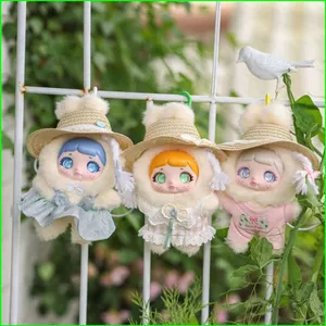 PS1 Dễ Thương Hợp Thời Trang Đồ Chơi Vinyl Plushie Mù Hộp Phong Cách Kỳ Nghỉ Mũ Rơm Túi Búp Bê Charm SP1