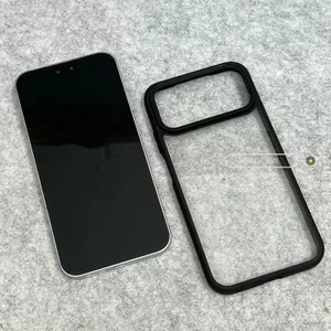 Ốp Điện Thoại Cho Huawei Nova16Pro Nova16Ultra Matte Edge Đen Trong Suốt Mặt Sau Lỗ Lớn Chống Sốc