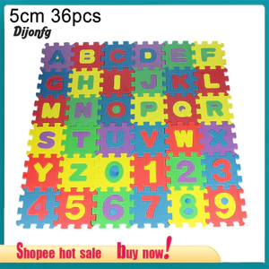 36 Cái Trẻ Em Bảng Chữ Cái Số Xếp Hình Bò Xốp Sàn Thảm Đồ Chơi Giáo Dục