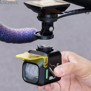 KIKIN Điều Khiển Từ Xa Xe Đạp Đèn Trước Xe Đạp Chống Nước Có Chụp Đèn Chống Bụi Cho Đường Đi Xe Đạp Bền Đẹp