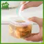 SWEET Hộp Bảo Quản Thực Phẩm 6 Lưới Rau Quả Hộp Giữ Tươi Có Nắp Cho Tủ Lạnh Nhà Bếp Gia Vị Gia Vị Bảo Quản Bình n