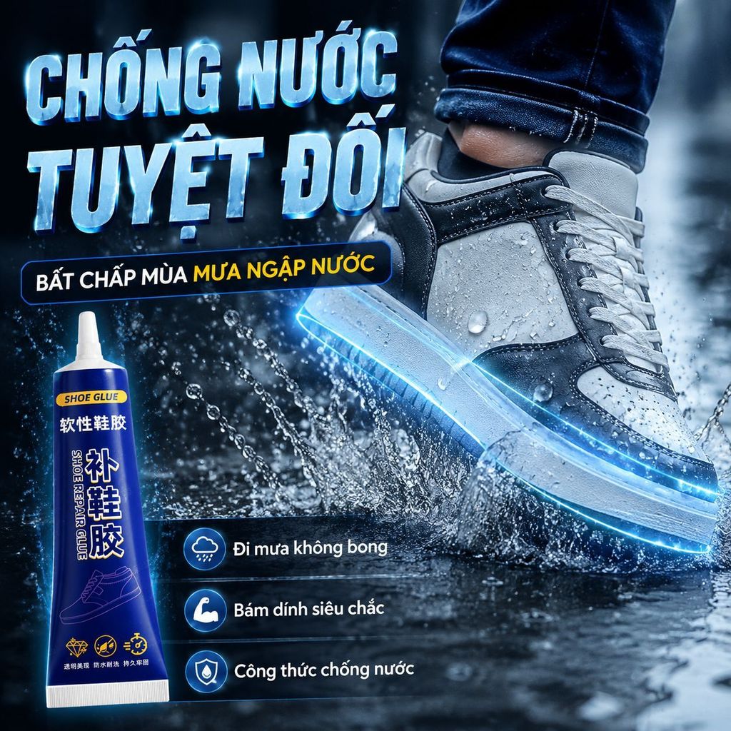 ⚡Ship Nhanh⚡Keo sửa giày siêu dính đa năng | Keo dán giày chống nước đa năng | Keo sửa chữa giày chuyên nghiệp