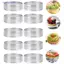 5 Chiếc Vòng Thép Không Gỉ Tart Nhẫn Chịu Nhiệt Đục Lỗ Khuôn DIY Mousse Trái Cây Bánh Tartlet Donut Khuôn Dụng Cụ Nhà Bếp MỚI