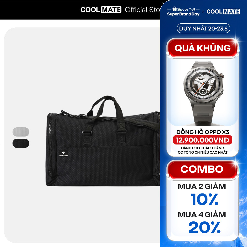 [MUA 4 GIẢM 20%]Túi UT Duffle size lớn 38L Chống thấm nước Coolmate
