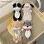 # HB # 1 Cái Hộp Bút Chì Động Vật Dễ Thương Hoạt Hình Sang Trọng Hộp Đựng Bút Chì Dung Tích Lớn Văn Phòng Phẩm Túi Đựng Trang Điểm.