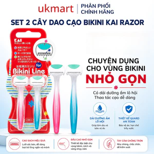 Set 2 Cây Dao Cạo Bikini Kai Razor for Bikini Line Nhật Bản