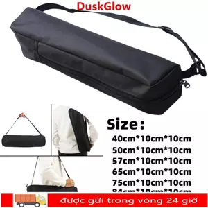 Túi xách tay DUSKGLOW, Túi đựng ba chân màu đen di động, có dây đeo (40-84cm) Túi đựng vải Toting Túi đựng micro Giá đỡ lưu trữ