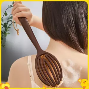 Tắm Tắm Bàn Chải Tắm Da Khô Cơ Thể Mềm Mại Lông Tự Nhiên Massage Dụng Cụ Chăm Sóc Mềm Mại Lông Tự Nhiên PE Tay Cầm