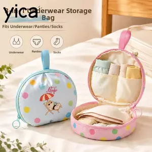 Túi đựng đồ lót YICA, Túi đựng áo ngực du lịch nhẹ di động, Túi đựng đồ lót du lịch có thể chia bền, Túi đựng đồ lót hoạt hình