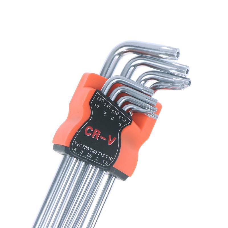 [DCP] 9 cái Torx Star Wrench Set L Type Allen Hex Key Cờ Lê Dụng cụ cầm tay để tự sửa chữa nhà [VN]