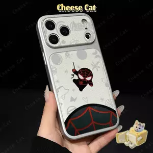 Ốp điện thoại iPhone hình nhện đẹp trai cho iPhone 15 13 12 11 14 Plus 16 17 Pro Max XR Xs Max Da bảo vệ