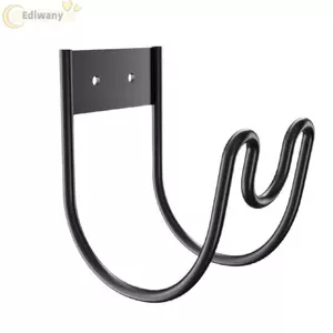 Móc ống nước sân vườn EDIWANY, Lắp đặt dễ dàng Móc treo vòi vườn treo tường, Móc lưu trữ kim loại sắt đa chức năng Tổ chức ống nước