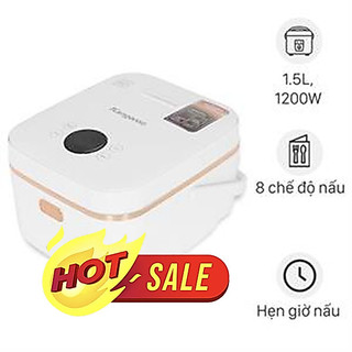 Nồi cơm cao tần Kangaroo 1.5 lít KGRC15IH3G Chính Hãng trưng bày -Công suất:860 W nấu Cơm ngon