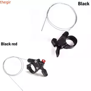 THEGIRL8B Dĩa Khóa Từ Xa, Bộ Điều Khiển Dòng Thay Thế Dây Nĩa Trước Xe Đạp, Thể Thao Ngoài Trời Có Cáp Giảm Chấn Lắp Ráp Treo Dĩa Khóa Xe Đạp Một Phần