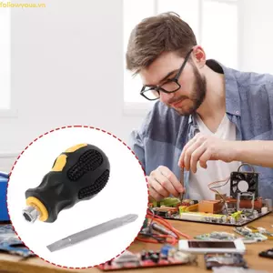 Fol Nhỏ Tua Vít Ngắn Túi Nhỏ Tua Vít Từ Tính Đầu Phẳng Cho DIY
