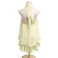 PYCOU Halter Neck Tie Dress, Halter Tie Backless Mini Dress, Y2K Vải Voan Không Tay Màu Trơn Mùa Hè Ruffle Dress Mặc Kỳ Nghỉ