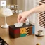 Hộp lưu trữ điều khiển từ xa - Hộp đựng khăn giấy Dopamine cho phòng khách Đèn trang trí sang trọng