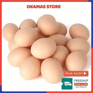 SET 100 QUẢ Trứng gà mô hình giúp trẻ sáng tạo - Trứng gà làm đồ chơi cho bé nam nữ an toàn vui vẻ