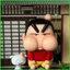 PS1 Crayon Shin-chan Nohara Shinnosuke Pouty Biểu Hiện Anime Dễ Thương Nhân Vật Hành Động Để Bàn Trang Trí SP1