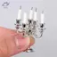 HFTOY 1 Bộ Nhà Búp Bê Thu Nhỏ Nến Và Bánh Candlesti Nến Toppers ~